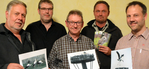 Martin Scholz, Hermann Meyer, Klaus Klimaschka, Steffen Hering und Matthias Hupfeld